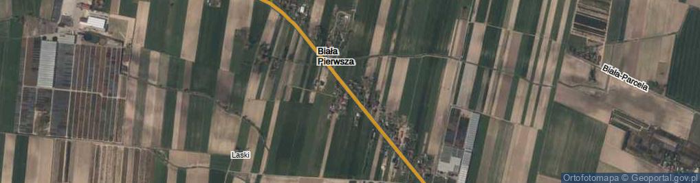 Zdjęcie satelitarne Biała Pierwsza ul.